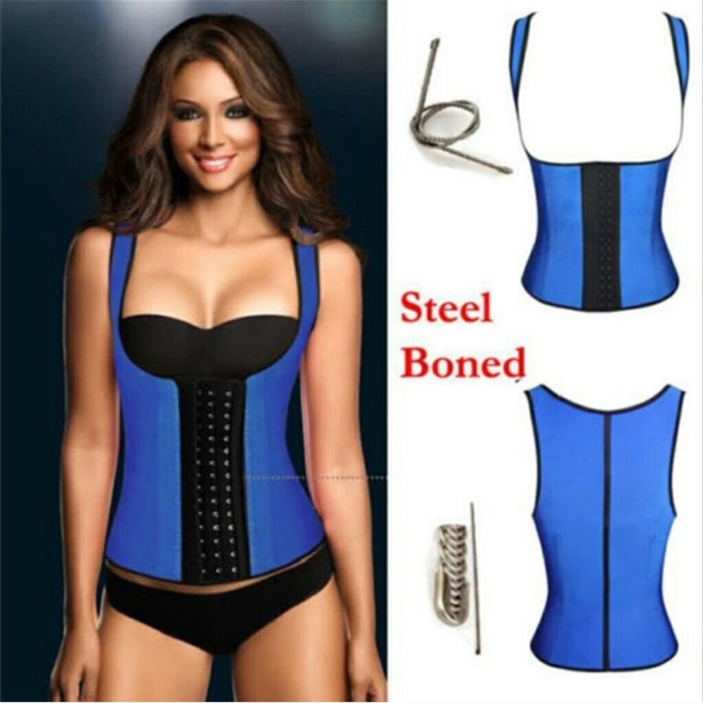 Steel Boned Waist-trainer Vest in 🖤black 🖤